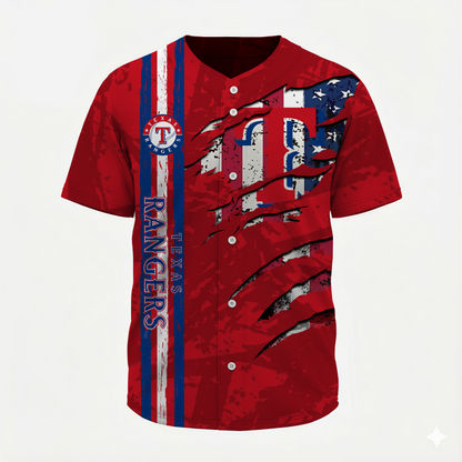 LIMITED EDITION - NEW CUSTOMIZED MLB08 TRS TEXAS RANGERS BASEBALL JERSEY