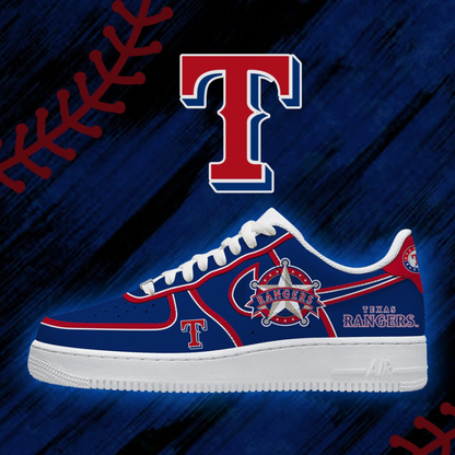 LIMITED EDITION - NEW CUSTOMIZED MLB08 TRS TEXAS RANGERS AF1 SHOES
