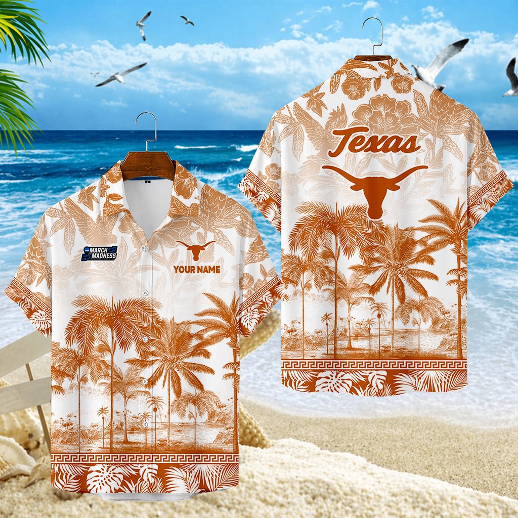 LIMITED EDITION - NEW CUSTOMIZED MAM08 TXL TEXAS LONGHORNS UNISEX HAWAIIAN SHIRT