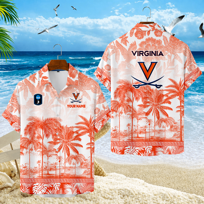 LIMITED EDITION - NEW CUSTOMIZED CFH08 VIC VIRGINIA CAVALIERS UNISEX HAWAIIAN SHIRT