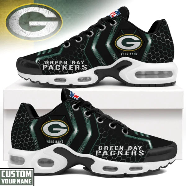 [SPECIAL OFFER] NEW CUSTOMIZED NFL08 GBP GREEN BAY PACKERS AIR MAX PLUS SNEAKERS