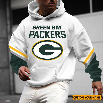 ELITE EDITION - NEW CUSTOMIZED NFL08 GBP GREEN BAY PACKERS HOODIE, ZIP HOODIE, POLO SHIRT, ZIP POLO SHIRT, T-SHIRT & SWEATSHIRT