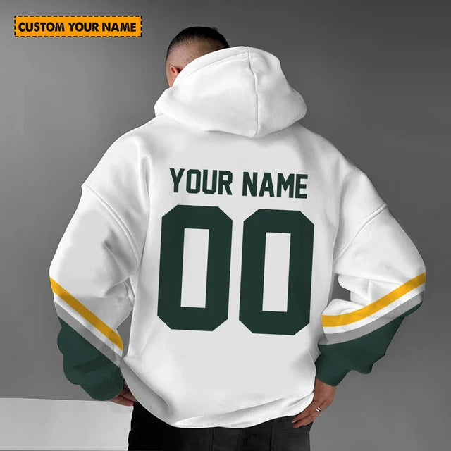ELITE EDITION - NEW CUSTOMIZED NFL08 GBP GREEN BAY PACKERS HOODIE, ZIP HOODIE, POLO SHIRT, ZIP POLO SHIRT, T-SHIRT & SWEATSHIRT