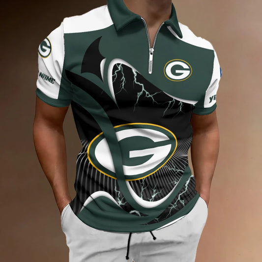 LIMITED EDITION - NEW CUSTOMIZED NFL08 GBP GREEN BAY PACKERS T-SHIRT, POLO SHIRT, ZIP POLO SHIRT, SWEATSHIRT, HOODIE & ZIP HOODIE