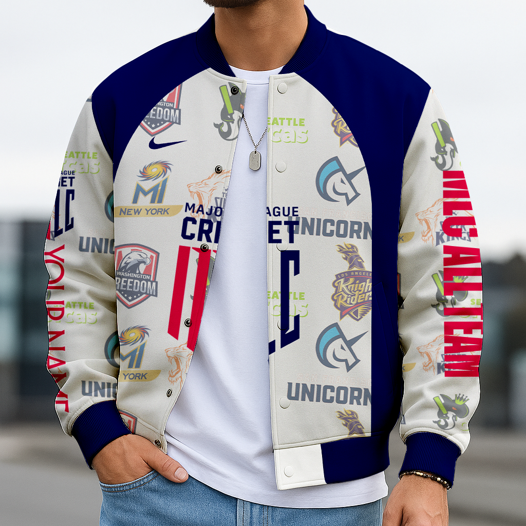 LIMITED EDITION - NEW CUSTOMIZED MLC08 MLC ALL TEAMS SATIN VARSITY & BASEBALL JACKET