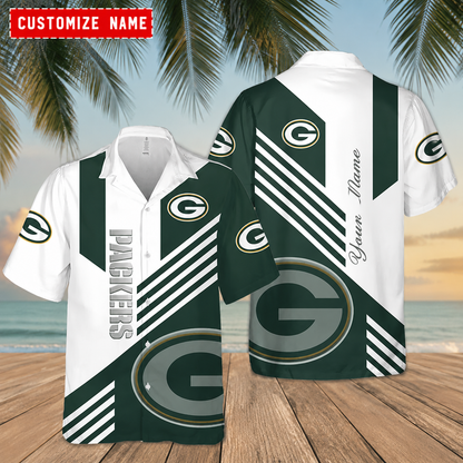[SPECIAL OFFER] NEW CUSTOMIZED NFL08 GBP GREEN BAY PACKERS UNISEX HAWAIIAN SHIRT