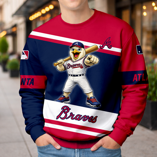 LIMITED EDITION - NEW CUSTOMIZED MLB09 ABS ATLANTA BRAVES UNISEX T-SHIRT, HOODIE & JACKETS