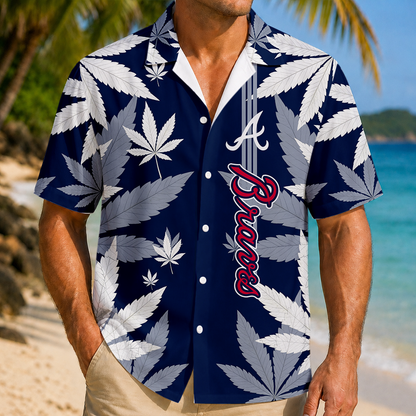 LIMITED EDITION - NEW CUSTOMIZED MLB09 ABS ATLANTA BRAVES UNISEX HAWAIIAN SHIRT
