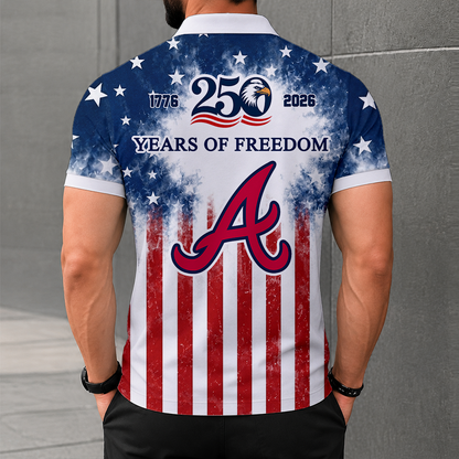 LIMITED EDITION - NEW CUSTOMIZED MLB09 ABS ATLANTA BRAVES POLO SHIRT, ZIP POLO SHIRT & T-SHIRTS