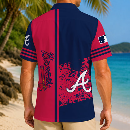 LIMITED EDITION - NEW CUSTOMIZED MLB09 ABS ATLANTA BRAVES UNISEX HAWAIIAN SHIRT