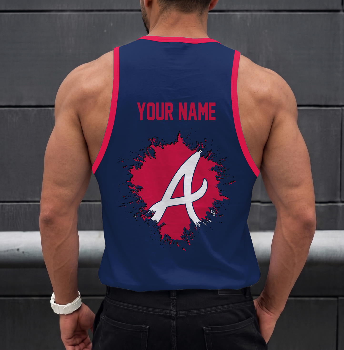 VIRAL EDITION - NEW CUSTOMIZED MLB09 ATLANTA BRAVES UNISEX TANK TOP