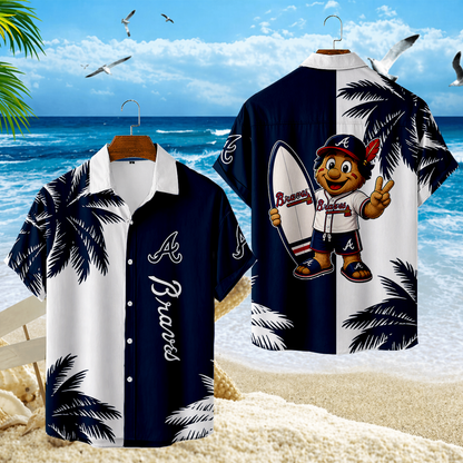 LIMITED EDITION - NEW CUSTOMIZED MLB09 ABS ATLANTA BRAVES UNISEX HAWAIIAN SHIRT