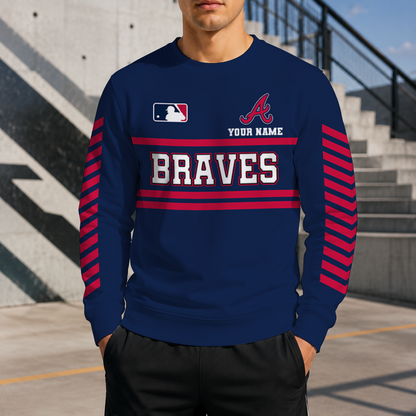 VIRAL EDITION - NEW CUSTOMIZED MLB09 ABS ATLANTA BRAVES UNISEX SWEATSHIRT