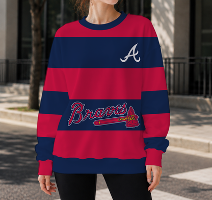 LIMITED EDITION - NEW CUSTOMIZED MLB09 ABS ATLANTA BRAVES UNISEX SWEATSHIRT