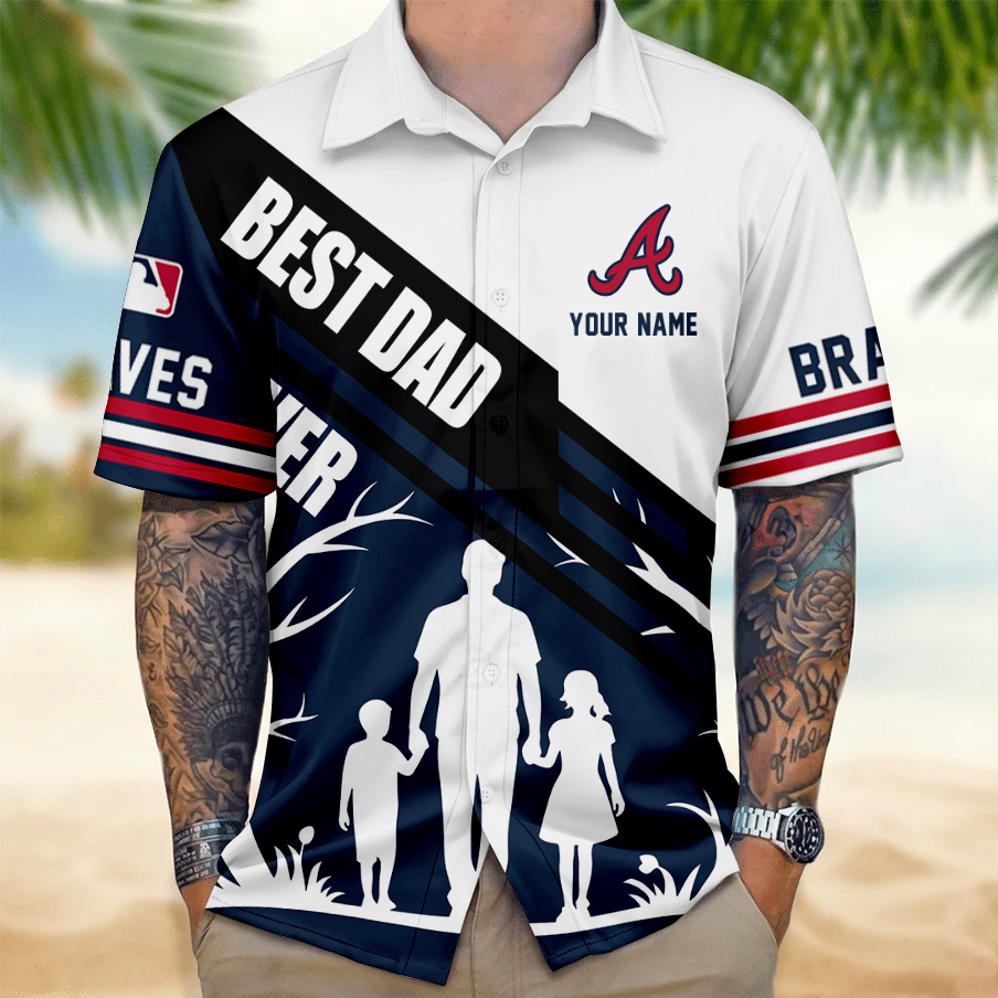 LIMITED EDITION - NEW CUSTOMIZED MLB09 ABS ATLANTA BRAVES UNISEX HAWAIIAN SHIRT
