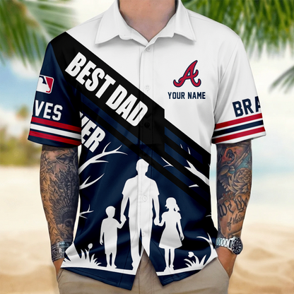 LIMITED EDITION - NEW CUSTOMIZED MLB09 ABS ATLANTA BRAVES UNISEX HAWAIIAN SHIRT