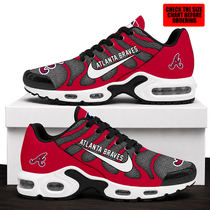 [FLASH SALE] NEW CUSTOMIZED MLB09 ABS ATLANTA BRAVES AIR MAX PLUS SNEAKERS