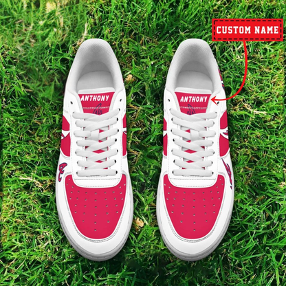 [FLASH SALE] NEW CUSTOMIZED MLB09 ABS ATLANTA BRAVES AF1 SHOES