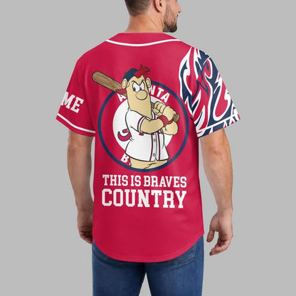 [FLASH SALE] NEW CUSTOMIZED MLB09 ABS ATLANTA BRAVES BASEBALL JERSEY