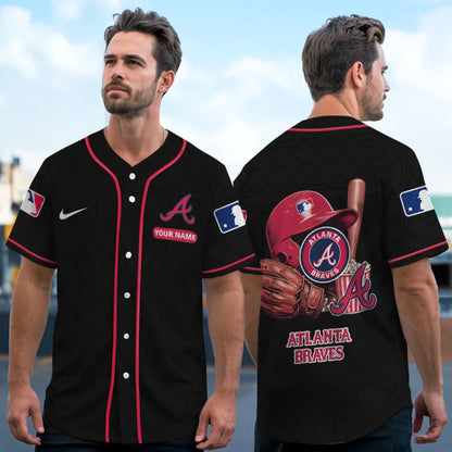 LIMITED EDITION - NEW CUSTOMIZED MLB09 ABS ATLANTA BRAVES BASEBALL JERSEY