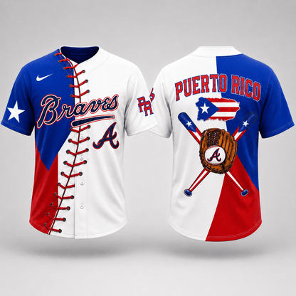 [FLASH SALE] NEW CUSTOMIZED MLB09 ABS ATLANTA BRAVES BASEBALL JERSEY
