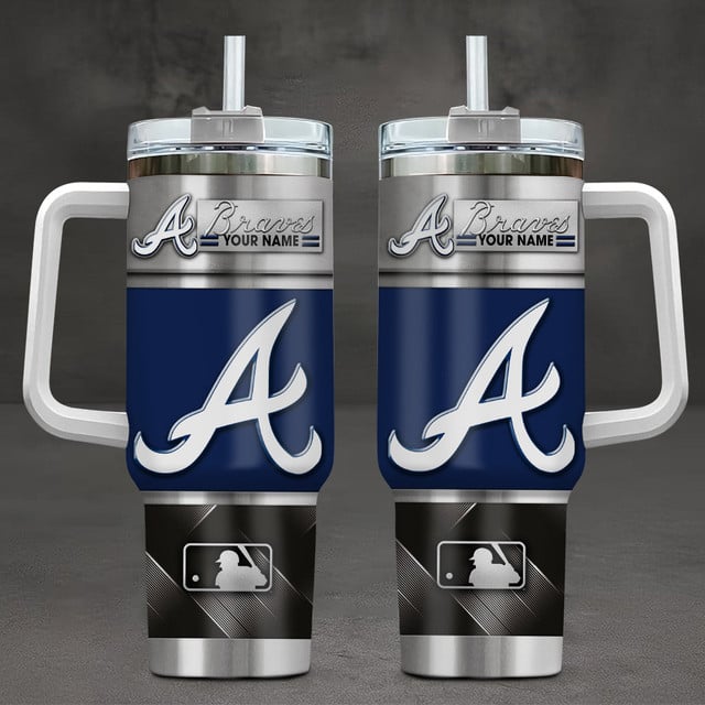 LIMITED EDITION - NEW CUSTOMIZED MLB09 ABS ATLANTA BRAVES TUMBLER CUP