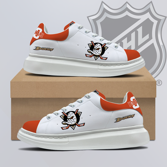 [SUPER SALE] NEW CUSTOMIZED NHL09 AHD ANAHEIM DUCKS MCQUEEN SHOES