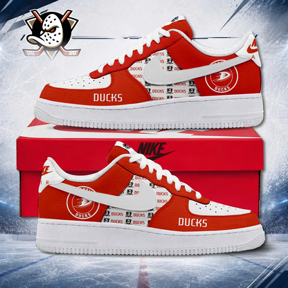 MEGA SALE - NEW CUSTOMIZED NHL09 AHD ANAHEIM DUCKS AF1 SHOES