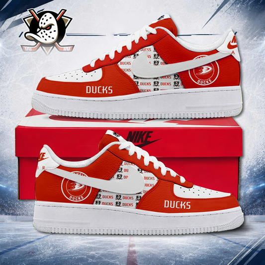 MEGA SALE - NEW CUSTOMIZED NHL09 AHD ANAHEIM DUCKS AF1 SHOES