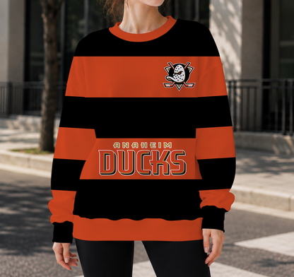 SPECIAL EDITION - NEW CUSTOMIZED NHL09 AHD ANAHEIM DUCKS UNISEX SWEATSHIRT