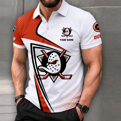 FINAL SALE - NEW CUSTOMIZED NHL09 AHD ANAHEIM DUCKS POLO SHIRT, ZIP POLO SHIRT, T-SHIRTS, HOODIE, ZIP HOODIE & SWEATSHIRT