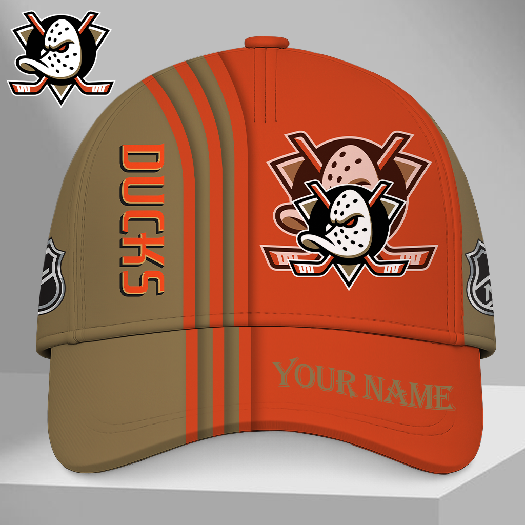 SPECIAL EDITION - NEW CUSTOMIZED NHL09 AHD ANAHEIM DUCKS CLASSIC CAP