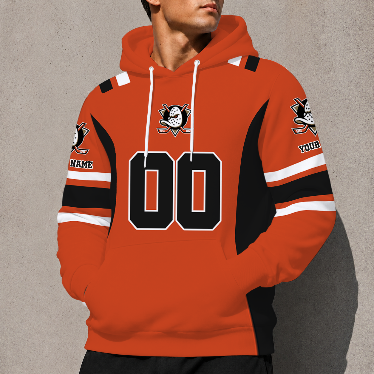 ELITE EDITION - NEW CUSTOMIZED NHL09 AHD ANAHEIM DUCKS HOODIE, ZIP HOODIE, T-SHIRT, POLO SHIRT, ZIP POLO SHIRT & SWEATSHIRT