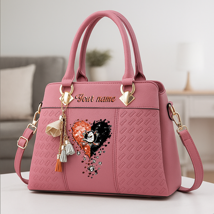 LIMITED EDITION - NEW CUSTOMIZED NHL09 AHD ANAHEIM DUCKS ZIP HANDBAG MULTICOLOR