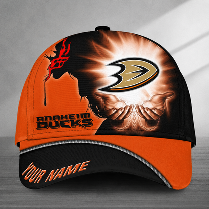 LIMITED EDITION - NEW CUSTOMIZED NHL09 AHD ANAHEIM DUCKS CLASSIC CAP