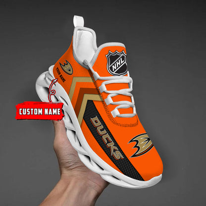 [SUPER SALE ] NEW CUSTOMIZED NHL09 AHD ANAHEIM DUCKS MAX SOUL SHOES