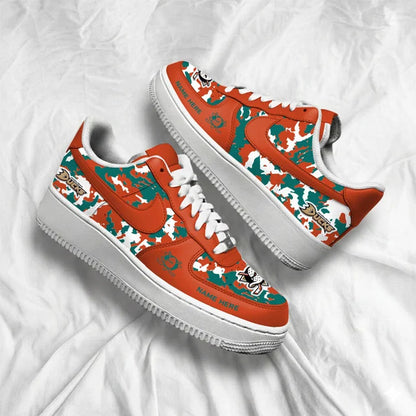 [SUPER SALE] NEW CUSTOMIZED NHL09 AHD ANAHEIM DUCKS AF1 SHOES
