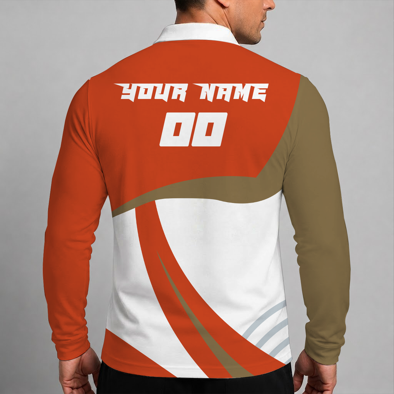 [SUPER SALE] NEW CUSTOMIZED NHL09 AHD ANAHEIM DUCKS MEN LONG SLEEVE POLO