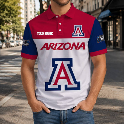 LIMITED EDITION - NEW CUSTOMIZED NCAA MAM09 ARW ARIZONA WILDCATS T-SHIRT, POLO SHIRT, ZIP POLO SHIRT, SWEATSHIRT, HOODIE & ZIP HOODIE