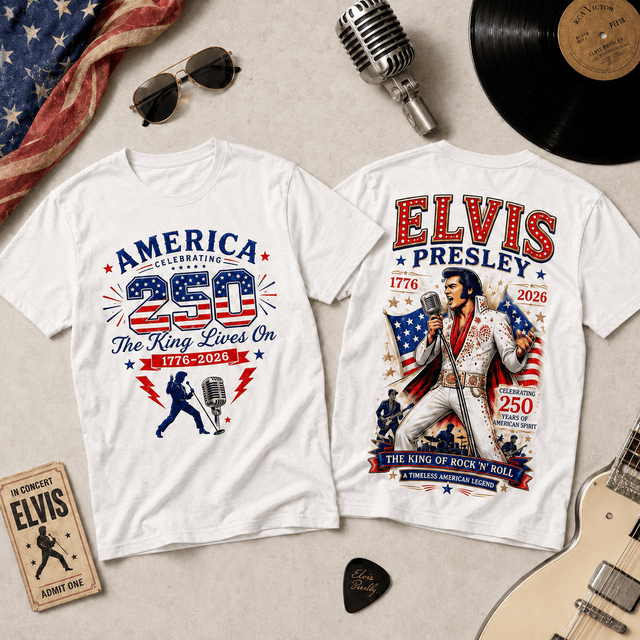 [FAN FAVORITE] NEW CUSTOMIZED ELVIS PRESLEY T-SHIRT, SWEATSHIRT, HOODIE & ZIP HOODIE