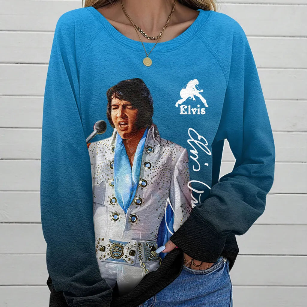 [FAN FAVORITE] NEW CUSTOMIZED ELVIS PRESLEY UNISEX SWEATSHIRT