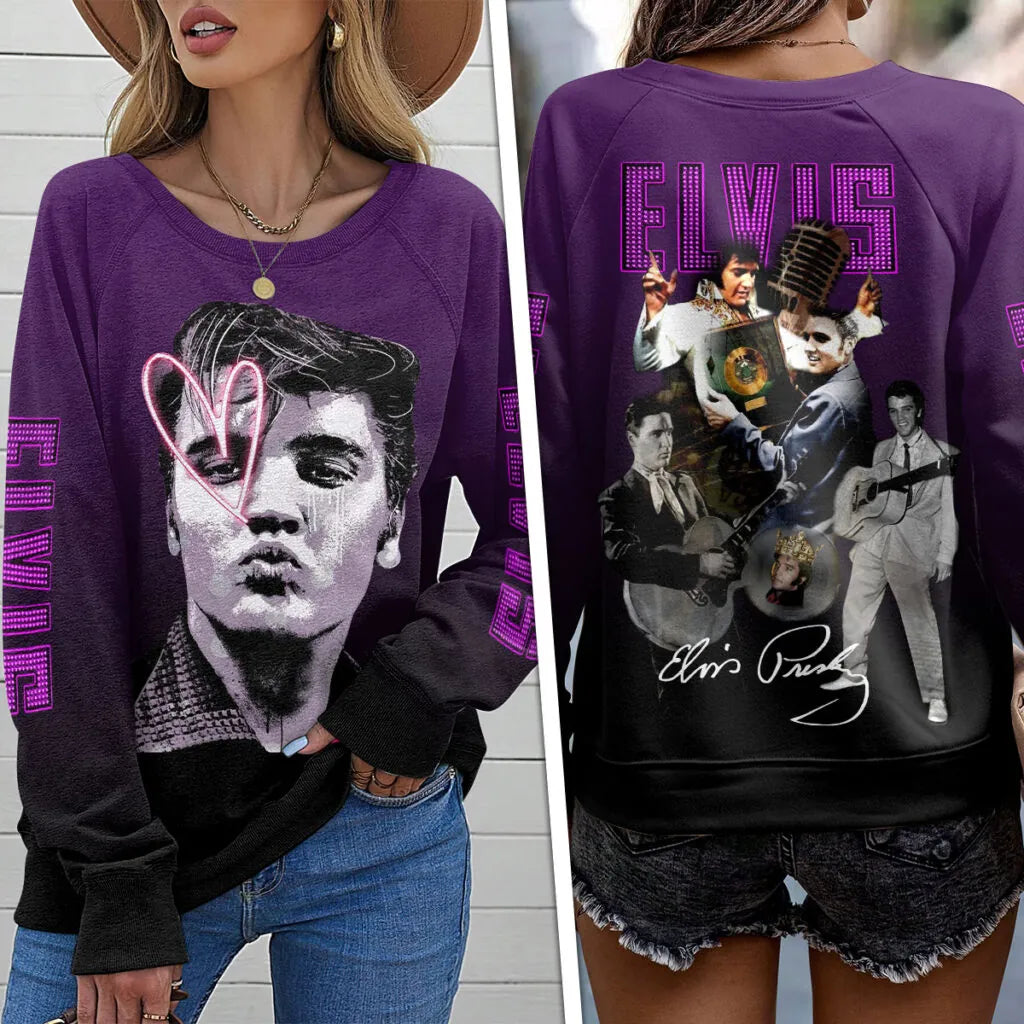 [FAN FAVORITE] NEW CUSTOMIZED ELVIS PRESLEY UNISEX SWEATSHIRT