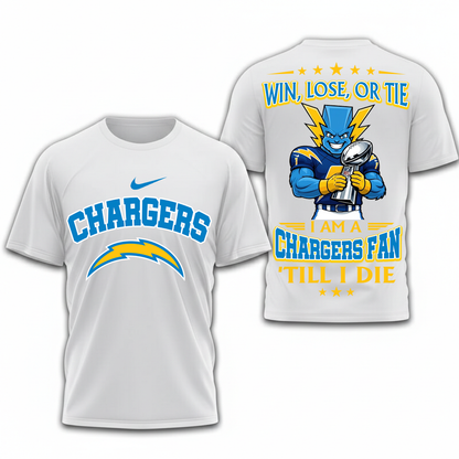 LIMITED EDITION - NEW CUSTOMIZED NFL09 LAC LOS ANGELES CHARGERS UNISEX T-SHIRT, POLO, HOODIE & JACKETS