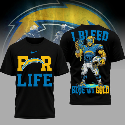 LIMITED EDITION - NEW CUSTOMIZED NFL09 LAC LA CHARGERS UNISEX T-SHIRT, POLO & HOODIE