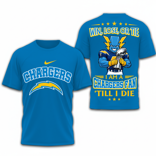 LIMITED EDITION - NEW CUSTOMIZED NFL09 LAC LOS ANGELES CHARGERS UNISEX T-SHIRT, POLO, HOODIE & JACKETS