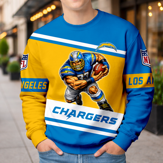 LIMITED EDITION - NEW CUSTOMIZED NFL09 LAC LOS ANGELES CHARGERS UNISEX T-SHIRT, POLO, HOODIE & JACKETS