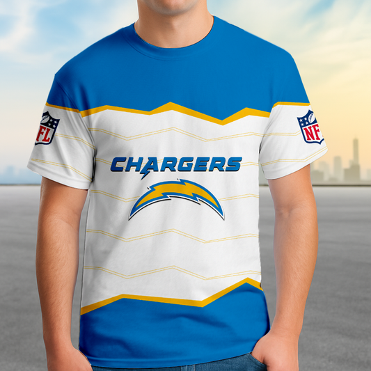 LIMITED EDITION - NEW CUSTOMIZED NFL09 LAC LOS ANGELES CHARGERS UNISEX T-SHIRT, SWEASHIRTS, HOODIE & JACKETS