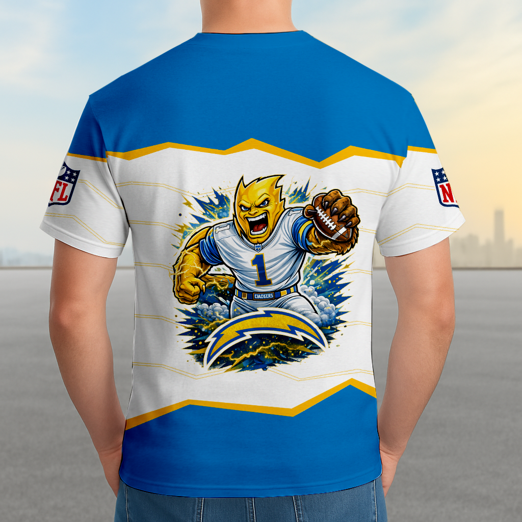LIMITED EDITION - NEW CUSTOMIZED NFL09 LAC LOS ANGELES CHARGERS UNISEX T-SHIRT, SWEASHIRTS, HOODIE & JACKETS