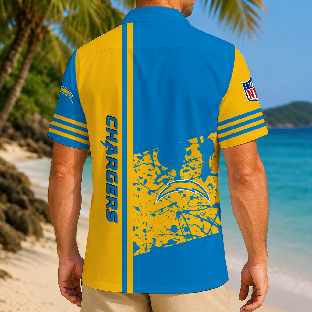 LIMITED EDITION - NEW CUSTOMIZED NFL09 LAC LOS ANGELES CHARGERS UNISEX HAWAIIAN SHIRT