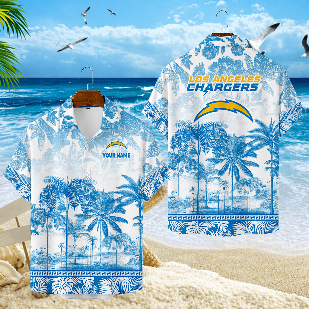VIRAL EDITION - NEW CUSTOMIZED NFL09 LAC LOS ANGELES CHARGERS UNISEX HAWAIIAN SHIRT